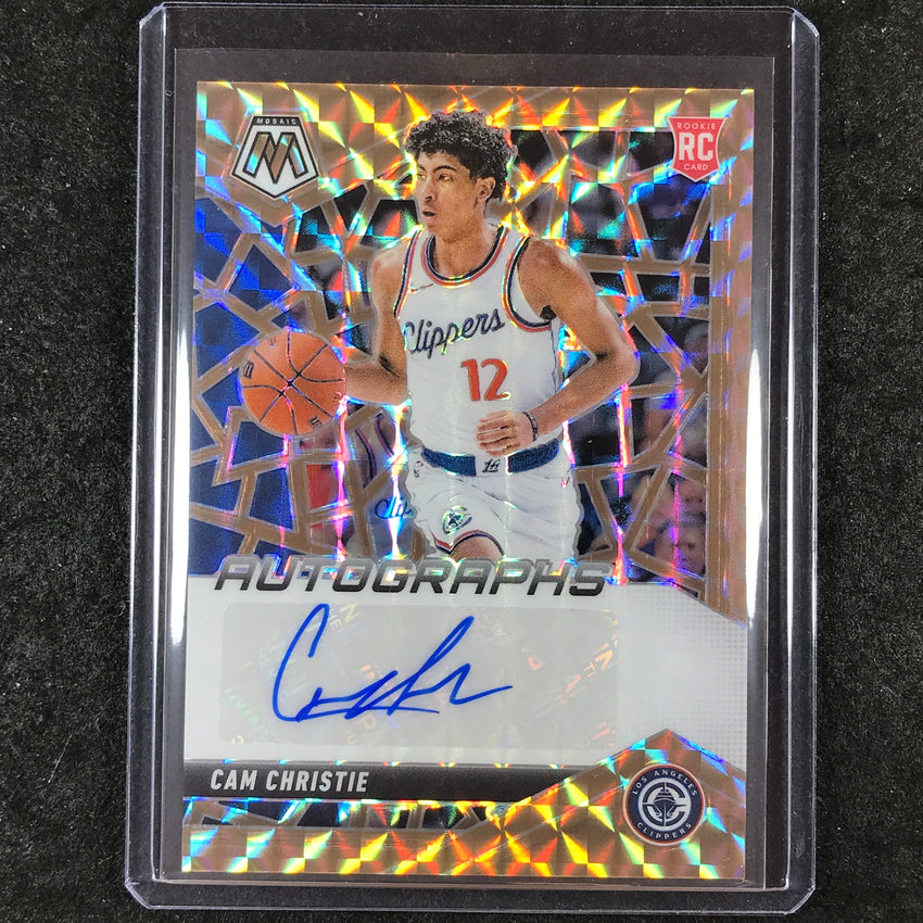 2024-25 Mosaic CAM CHRISTIE Rookie Autographs Mosaic Bronze 73/75