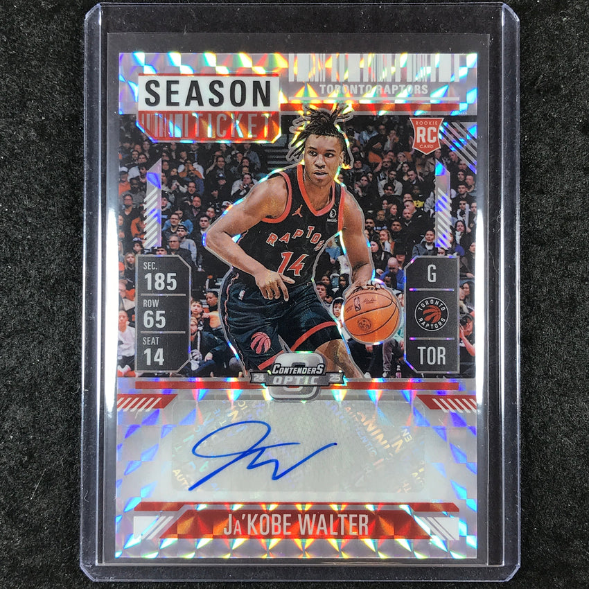 2024-25 Mosaic JA'KOBE WALTER Rookie Season Ticket Auto Silver #WAL