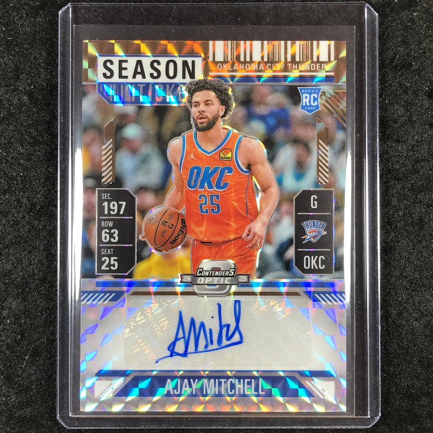2024-25 Mosaic AJAY MITCHELL Rookie Season Ticket Auto Bronze 40/75
