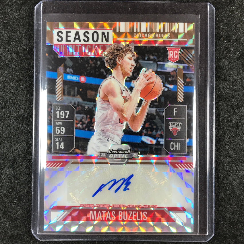 2024-25 Mosaic MATAS BUZELIS Rookie Season Ticket Variation Auto Bronze 55/75