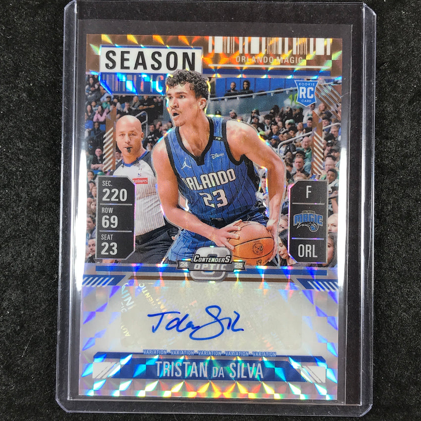 2024-25 Mosaic TRISTAN DA SILVA Rookie Season Ticket Variation Auto Bronze 5/75