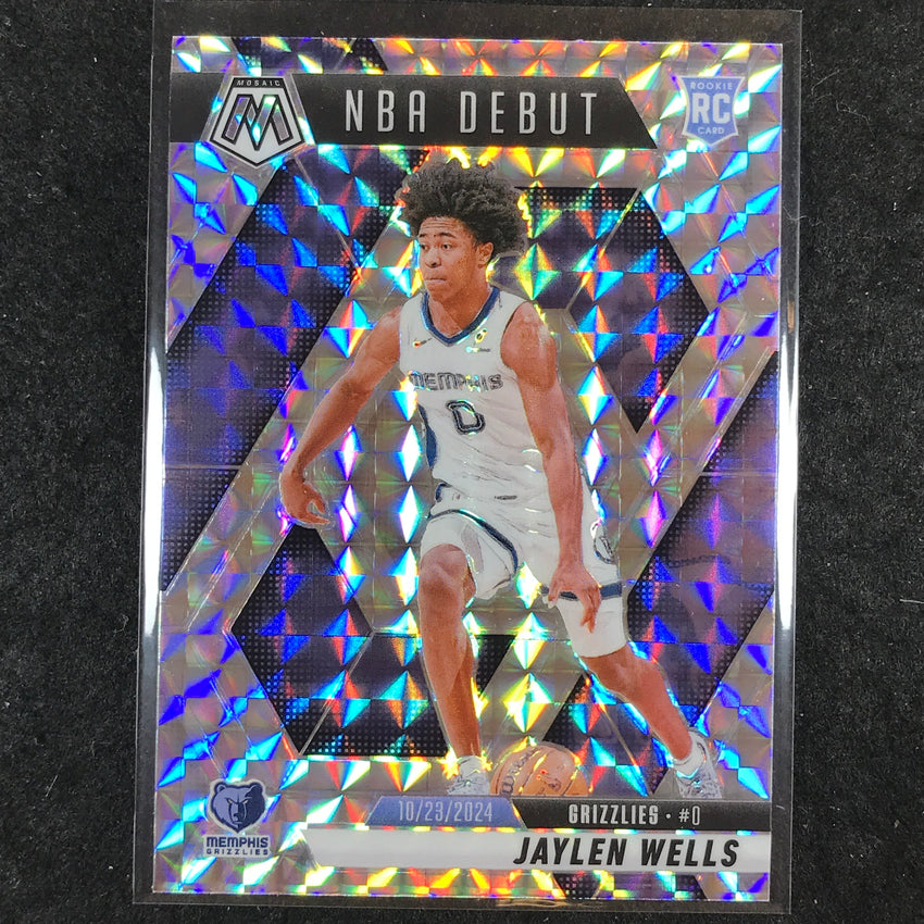 2024-25 Mosaic JAYLEN WELLS Rookie NBA Debut Base Mosaic #260