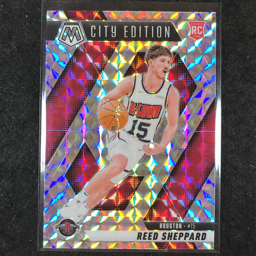 2024-25 Mosaic REED SHEPPARD Rookie City Edition Base Mosaic #276