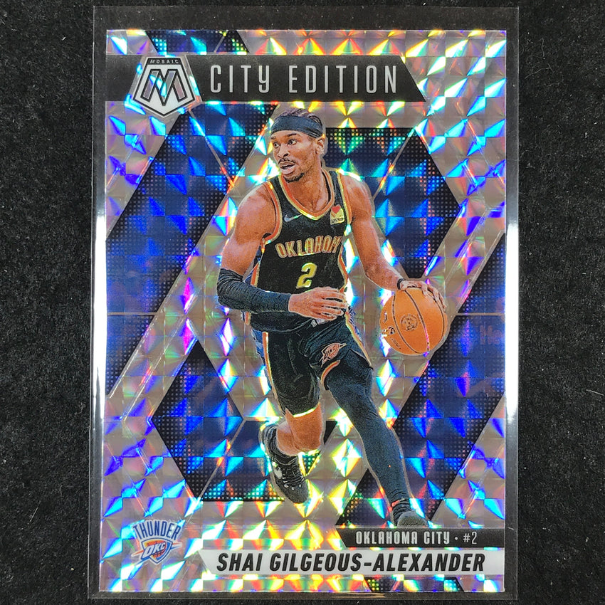 2024-25 Mosaic SHAI GILGEOUS-ALEXANDER City Edition Base Mosaic #289