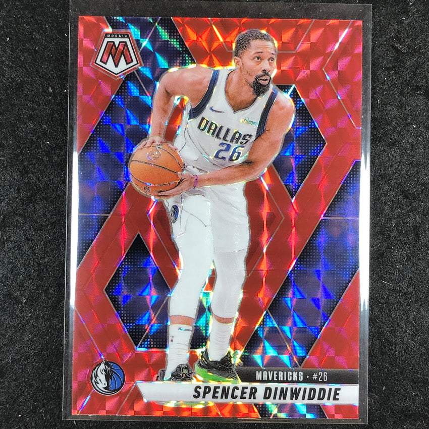 2024-25 Mosaic SPENCER DINWIDDIE Red Mosaic #34