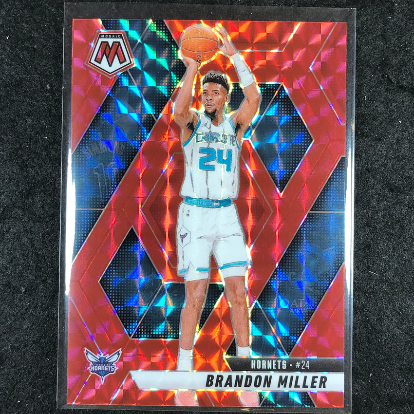 2024-25 Mosaic BRANDON MILLER Red Mosaic #51