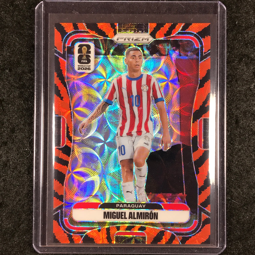 2026 Prizm FIFA World Cup MIGUEL ALMIRON Choice Tiger Stripe #345