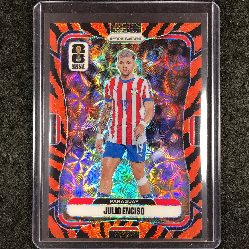 2026 Prizm FIFA World Cup JULIO ENCISO Choice Tiger Stripe #347