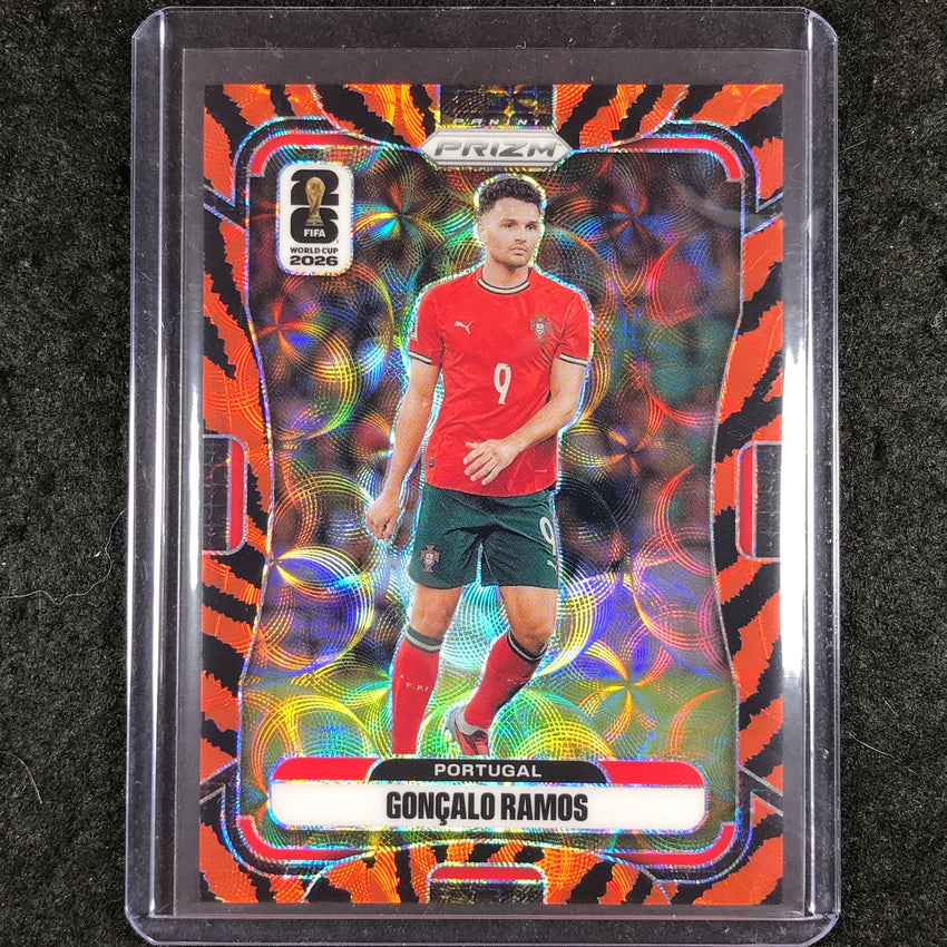 2026 Prizm FIFA World Cup GONCALO RAMOS Choice Tiger Stripe #355
