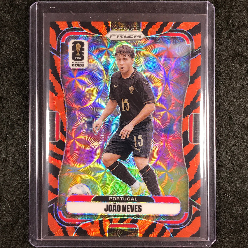 2026 Prizm FIFA World Cup JOAO NEVES Choice Tiger Stripe #359