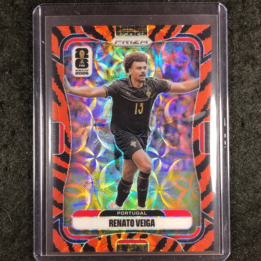 2026 Prizm FIFA World Cup RENATO VEIGA Choice Tiger Stripe #369