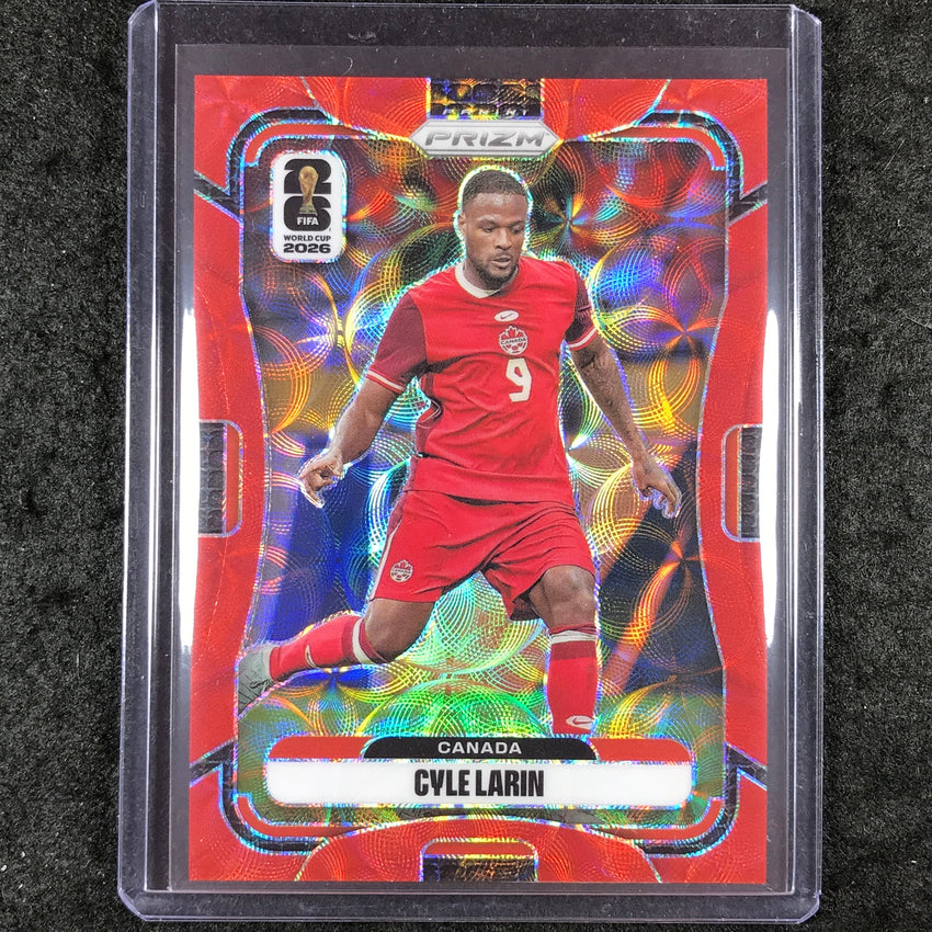 2026 Prizm FIFA World Cup CYLE LARIN Choice Red /85 #164