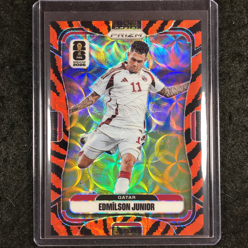 2026 Prizm FIFA World Cup EDMILSON JUNIOR Choice Tiger Stripe #375