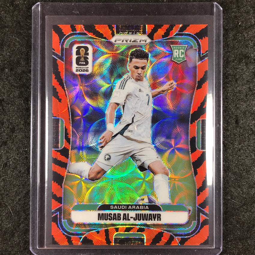 2026 Prizm FIFA World Cup MUSAB AL-JUWAYR Rookie Choice Tiger Stripe #388