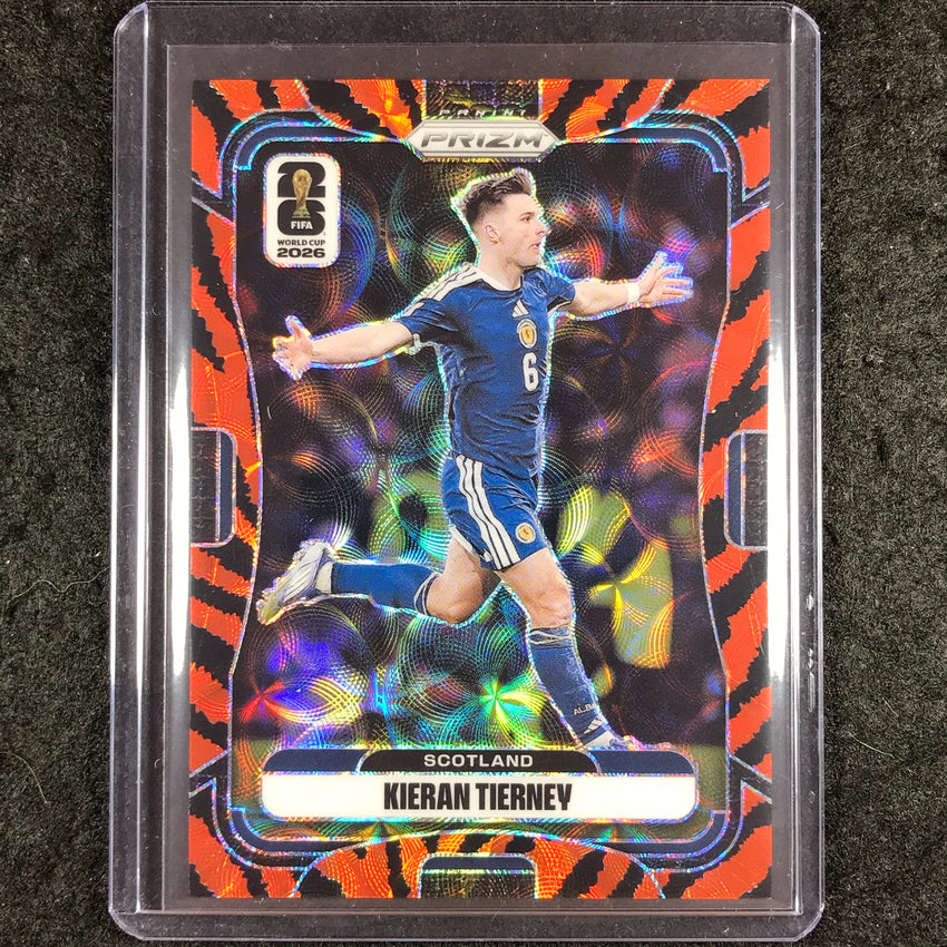 2026 Prizm FIFA World Cup KIERAN TIERNEY Choice Tiger Stripe #396