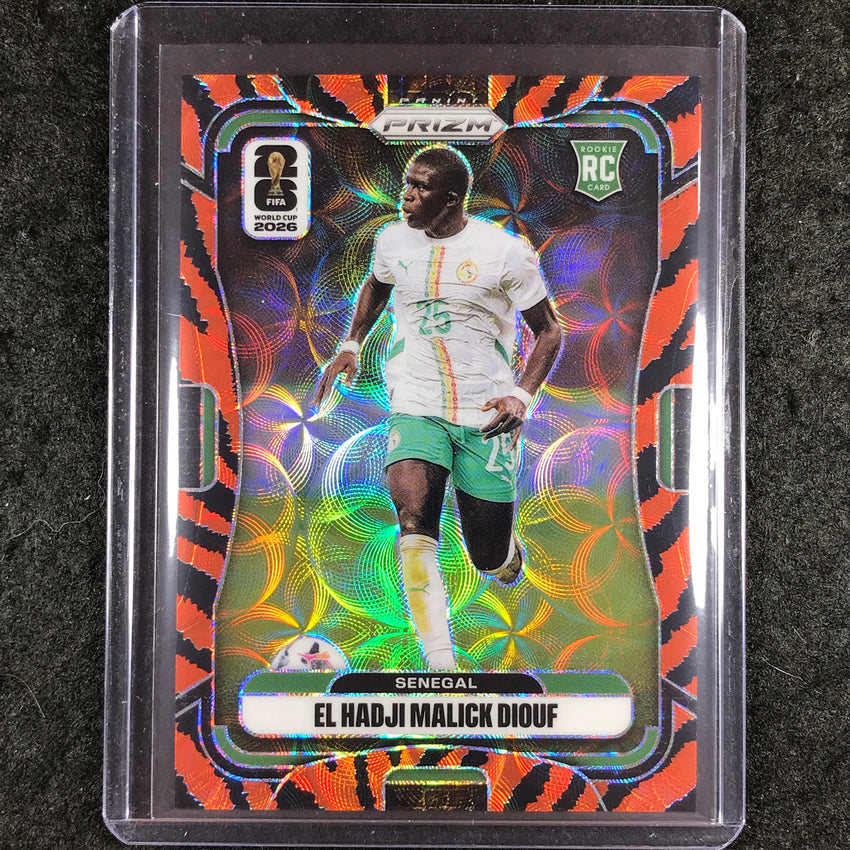 2026 Prizm FIFA World Cup EL HADJI MALICK DIOUF Rookie Choice Tiger Stripe #401
