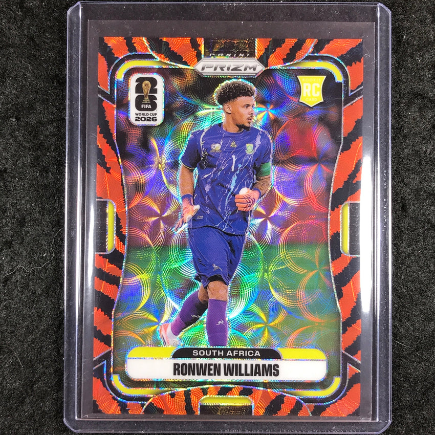 2026 Prizm FIFA World Cup RONWEN WILLIAMS Rookie Choice Tiger Stripe #409