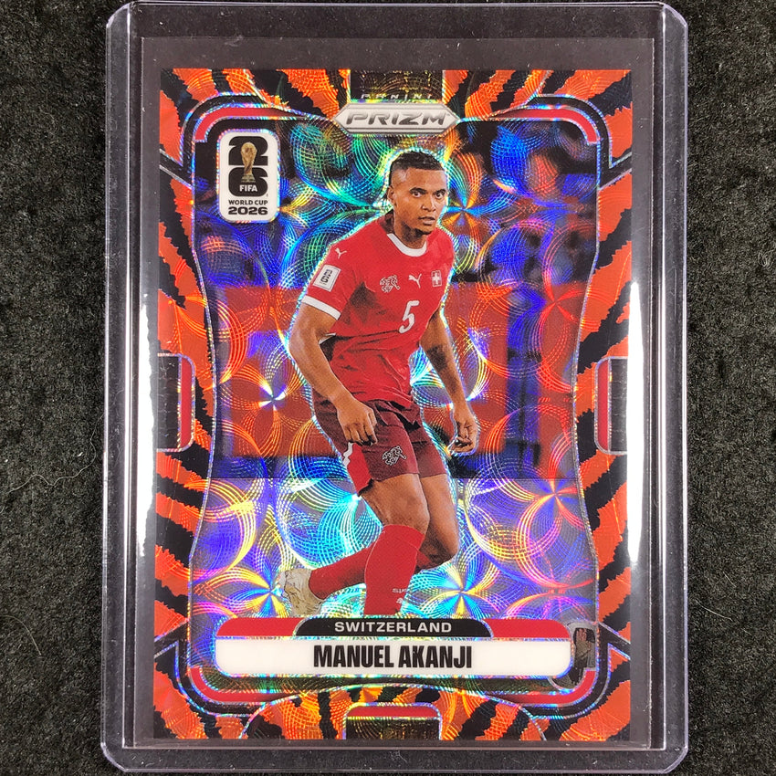 2026 Prizm FIFA World Cup MANUEL AKANJI Choice Tiger Stripe #417