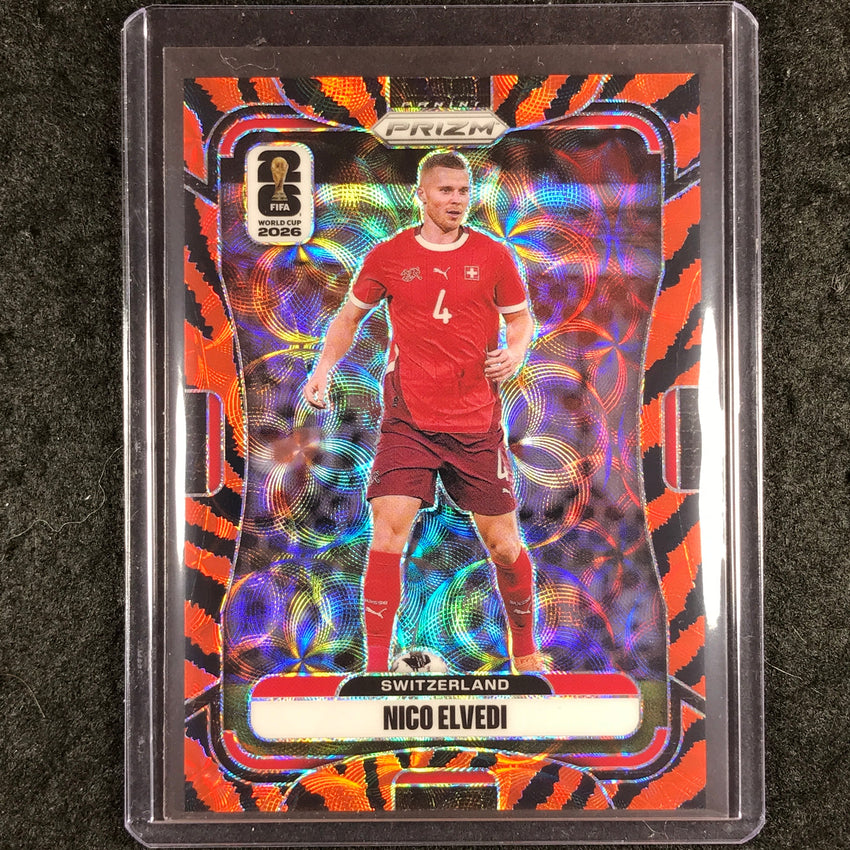2026 Prizm FIFA World Cup NICO ELVEDI Choice Tiger Stripe #423