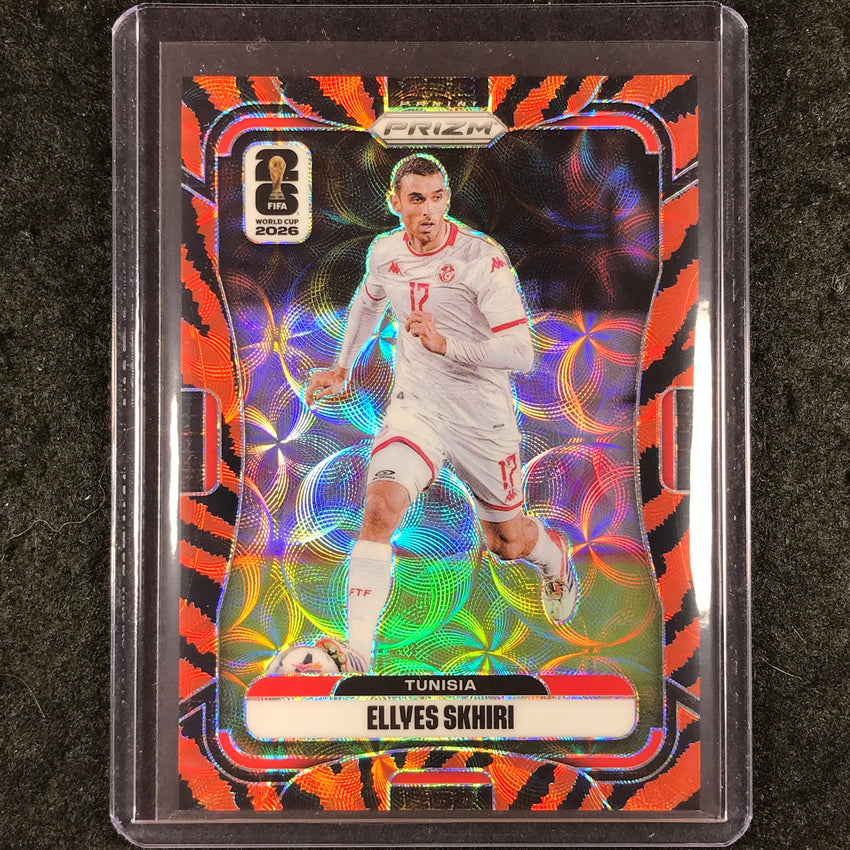 2026 Prizm FIFA World Cup ELLYES SKHIRI Choice Tiger Stripe #430