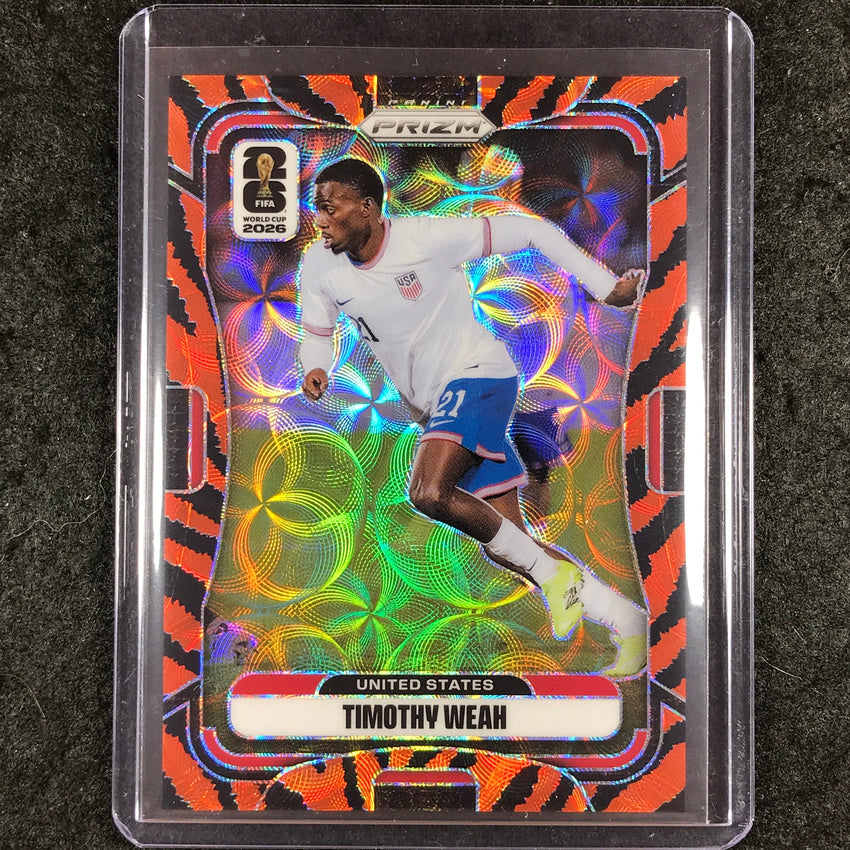 2026 Prizm FIFA World Cup TIMOTHY WEAH Choice Tiger Stripe #443