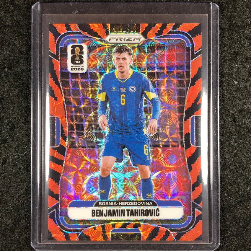 2026 Prizm FIFA World Cup BENJAMIN TAHIROVIC Choice Tiger Stripe #472