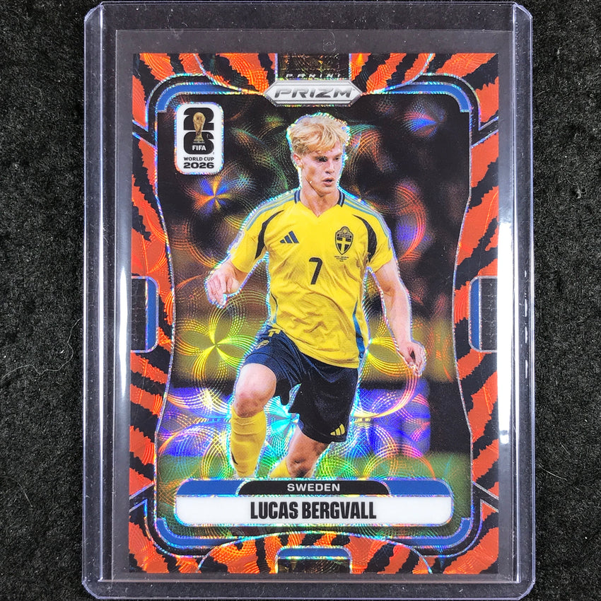 2026 Prizm FIFA World Cup LUCAS BERGVALL Choice Tiger Stripe #497