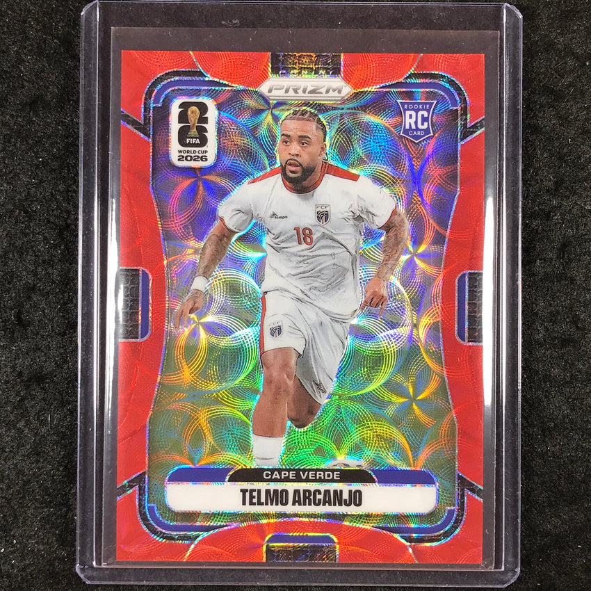 2026 Prizm FIFA World Cup TELMO ARCANJO Rookie Choice Red /85 #172