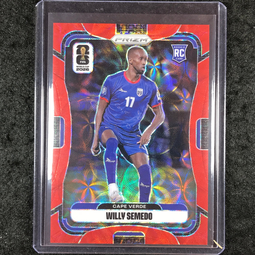 2026 Prizm FIFA World Cup WILLY SEMEDO Rookie Choice Red /85 #177