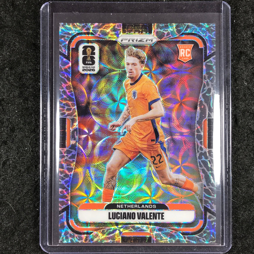 2026 Prizm FIFA World Cup LUCIANO VALENTE Rookie Choice Elephant #314