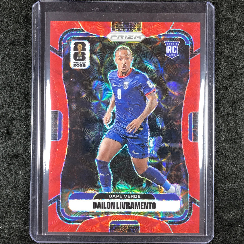 2026 Prizm FIFA World Cup DAILON LIVRAMENTO Rookie Choice Red /85 #179