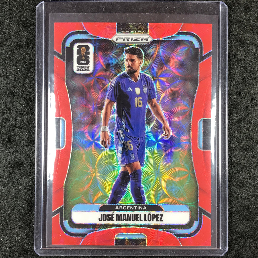2026 Prizm FIFA World Cup JOSE MANUEL LOPEZ Choice Red /85 #19