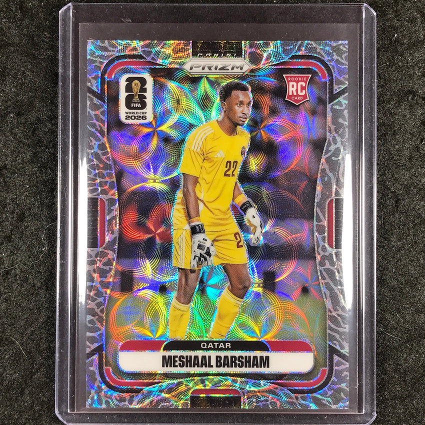2026 Prizm FIFA World Cup MESHAAL BARSHAM Rookie Choice Elephant #376