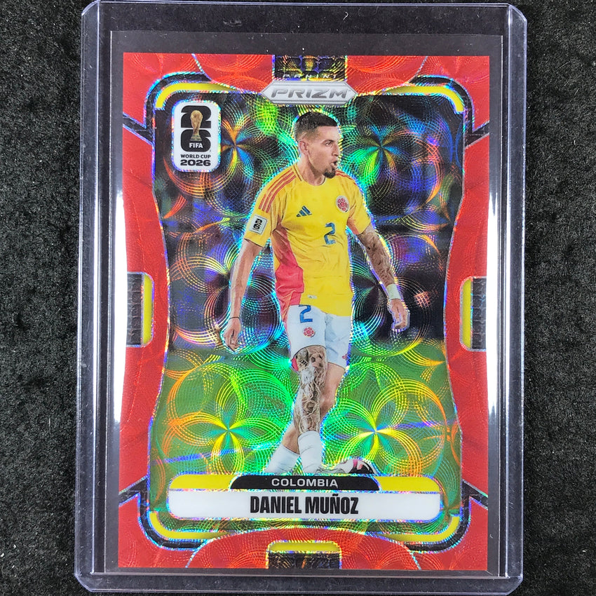 2026 Prizm FIFA World Cup DANIEL MUNOZ Choice Red /85 #180