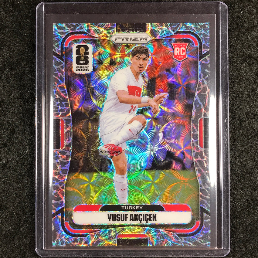 2026 Prizm FIFA World Cup YUSUF AKCICEK Rookie Choice Elephant #491