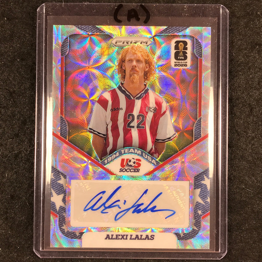 2026 Prizm FIFA World Cup ALEXI LALAS 1994 Team USA Auto Choice #94-AL (A)