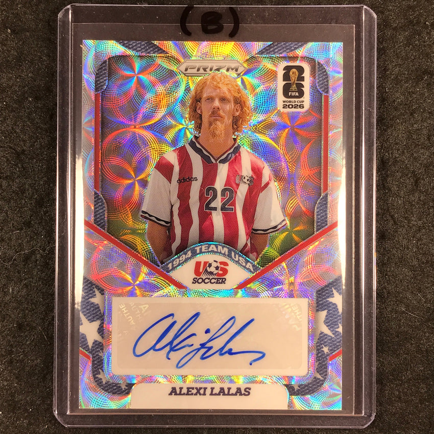 2026 Prizm FIFA World Cup ALEXI LALAS 1994 Team USA Auto Choice #94-AL (B)