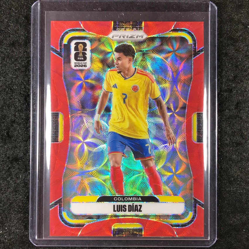 2026 Prizm FIFA World Cup LUIS DIAZ Choice Red /85 #182