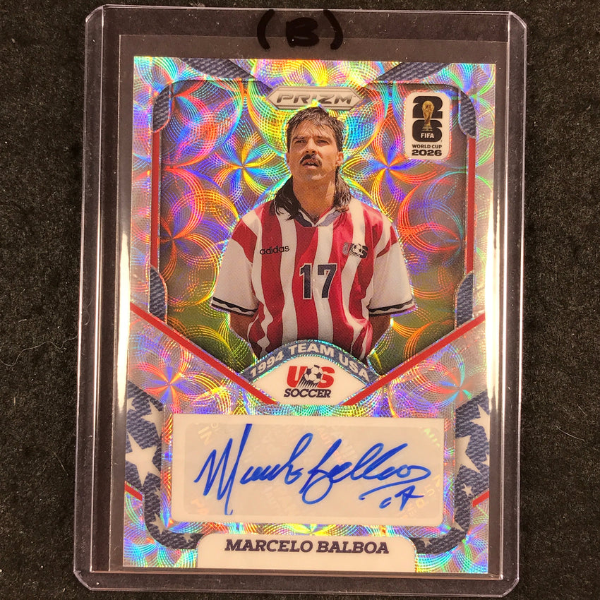 2026 Prizm FIFA World Cup MARCELO BALBOA 1994 Team USA Auto Choice #94-MB (B)
