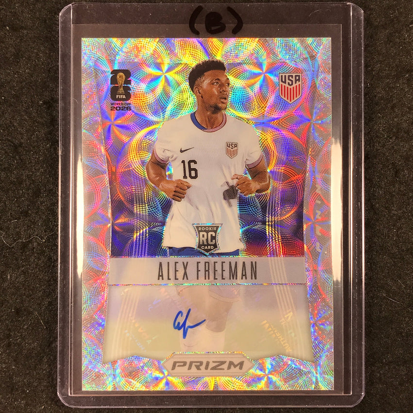 2026 Prizm FIFA World Cup ALEX FREEMAN 2012 Throwback Rookie Auto Choice #AF (B)