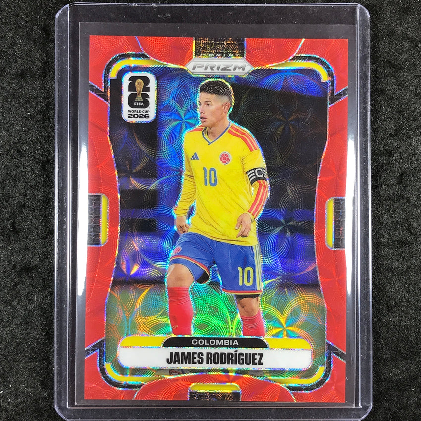 2026 Prizm FIFA World Cup JAMES RODRIGUEZ Choice Red /85 #183