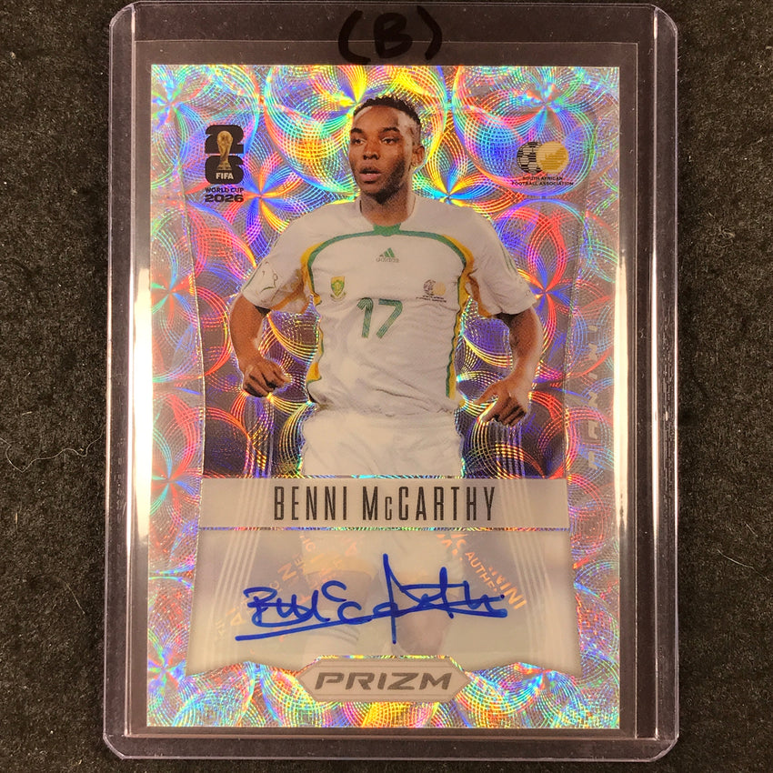 2026 Prizm FIFA World Cup BENNI MCCARTHY 2012 Throwback Auto Choice #12-BMC (B)