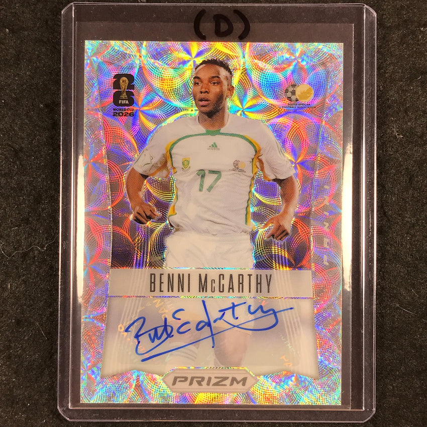 2026 Prizm FIFA World Cup BENNI MCCARTHY 2012 Throwback Auto Choice #12-BMC (D)