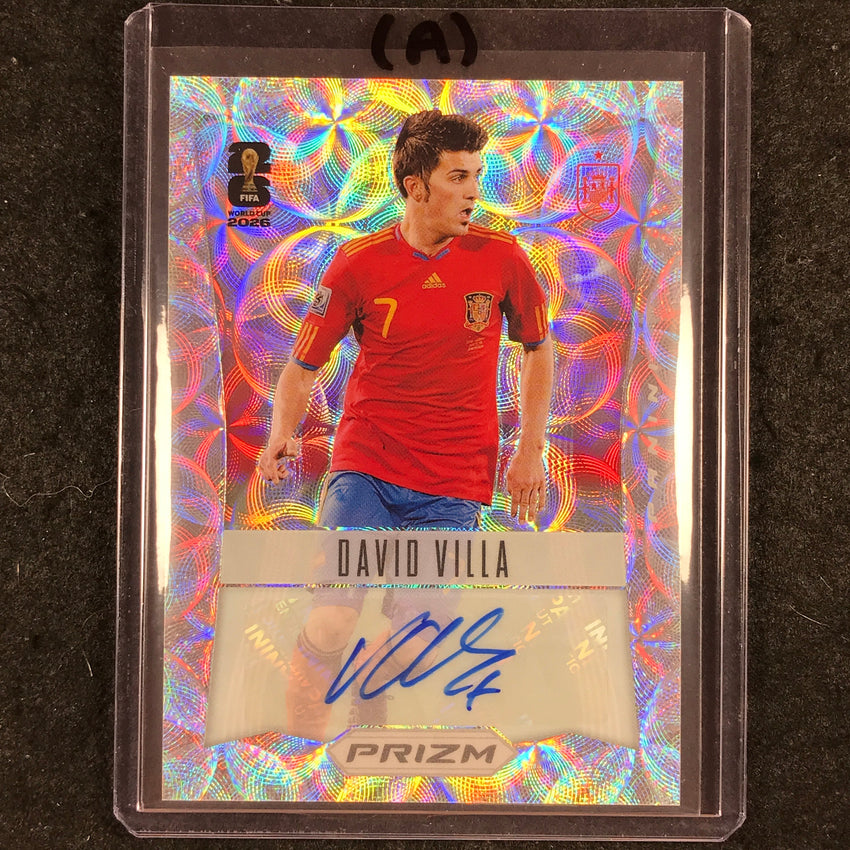 2026 Prizm FIFA World Cup DAVID VILLA 2012 Throwback Auto Choice #12-DV (A)