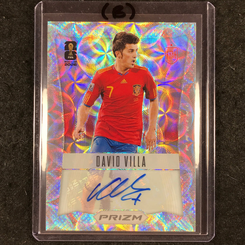2026 Prizm FIFA World Cup DAVID VILLA 2012 Throwback Auto Choice #12-DV (B)