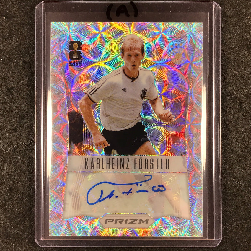 2026 Prizm FIFA World Cup KARLHEINZ FORSTER 2012 Throwback Auto Choice #KF (A)