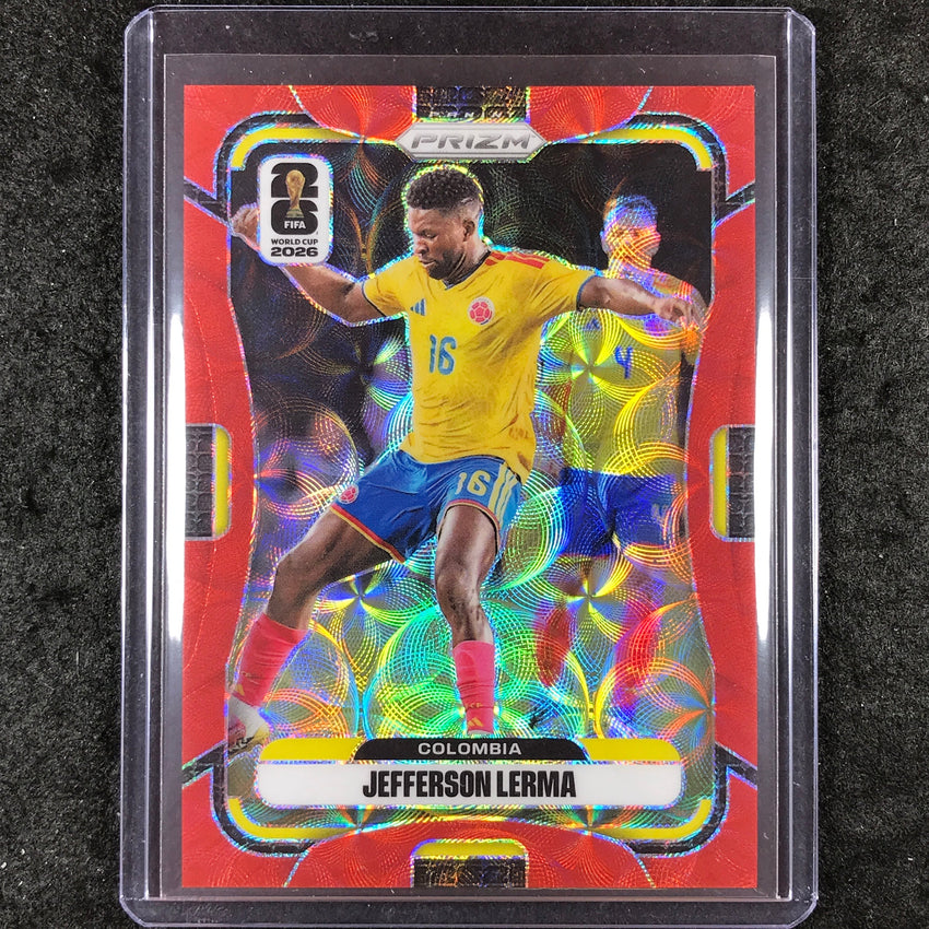 2026 Prizm FIFA World Cup JEFFERSON LERMA Choice Red /85 #190