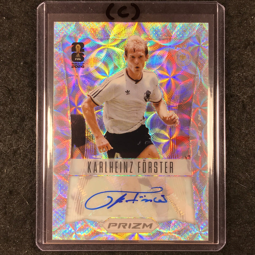 2026 Prizm FIFA World Cup KARLHEINZ FORSTER 2012 Throwback Auto Choice #KF (C)