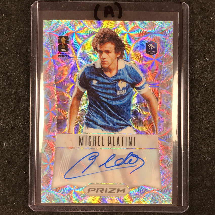 2026 Prizm FIFA World Cup MICHEL PLATINI 2012 Throwback Auto Choice #12-MP (A)
