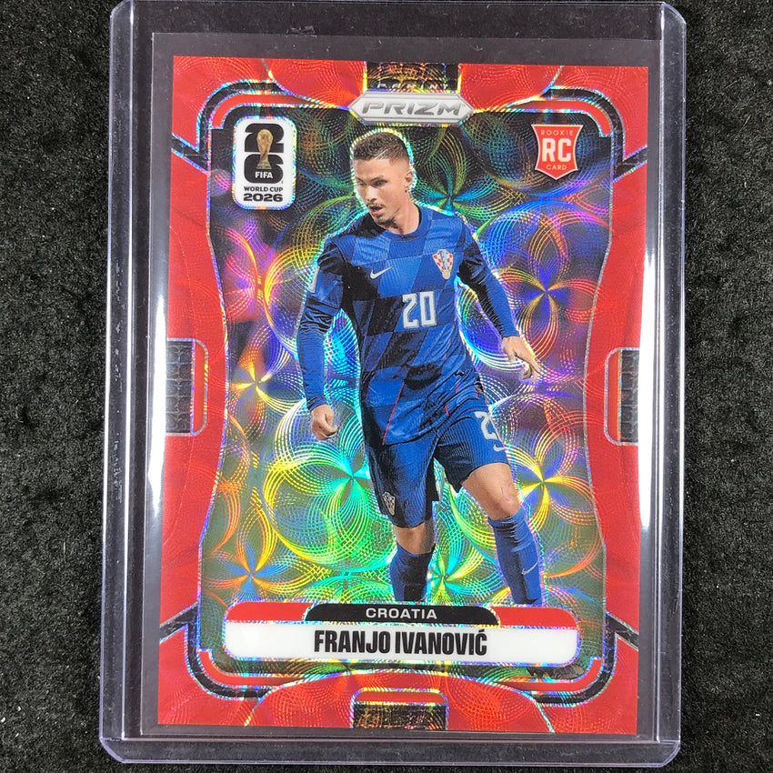 2026 Prizm FIFA World Cup FRANJO IVANOVIC Rookie Choice Red /85 #194